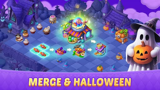 Merge Witches: Magic Puzzle screenshot 2 - screenshot