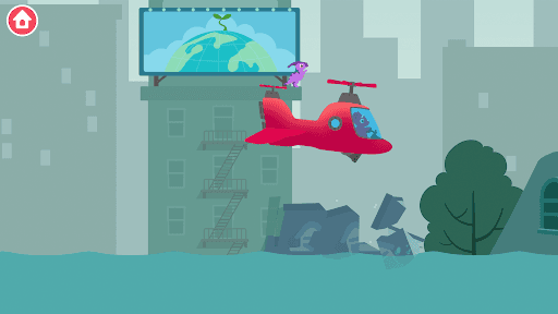 Dinosaur Helicopter Kids Games screenshot 1 - screenshot