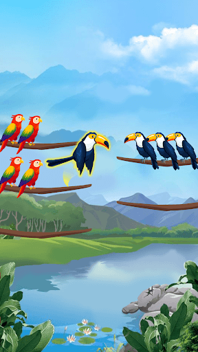 Bird Sort - Color Puzzle screenshot 4 - screenshot