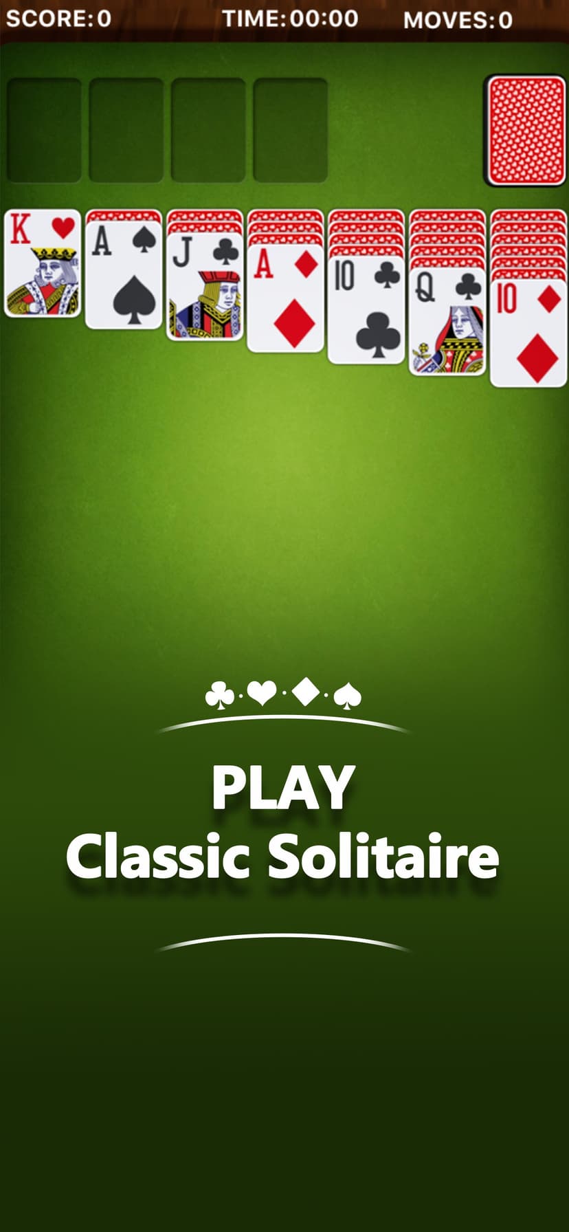 Solitaire Klondike * screenshot 1 - screenshot