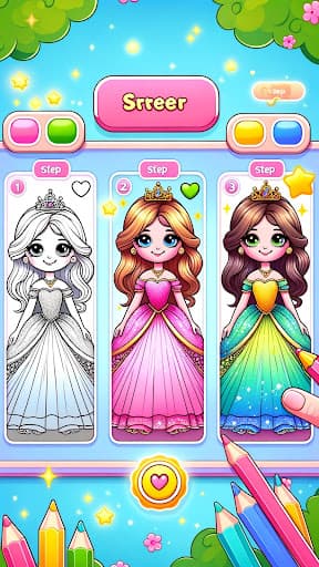 Learn to Draw Games for Girls screenshot 4 - screenshot