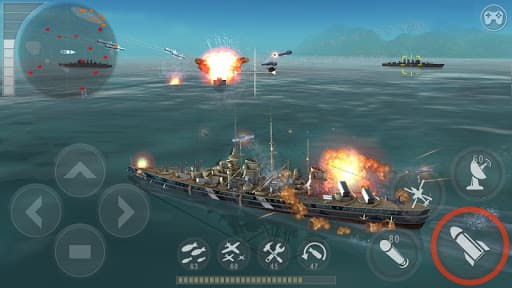 WARSHIP BATTLE:3D World War II screenshot 1 - screenshot