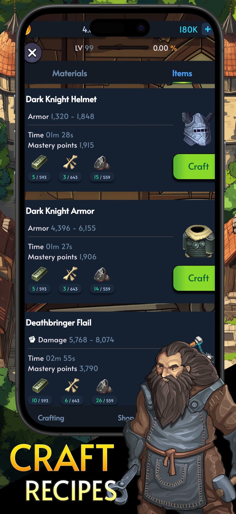 Warshovel: Idle RPG screenshot 7 - screenshot