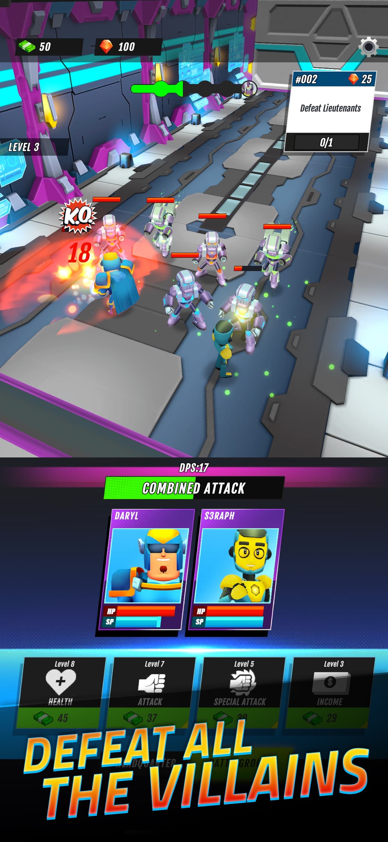 Superhero Idle: Strike League screenshot 6 - screenshot