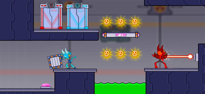 Fire and Water Stickman 2 screenshot 7 - screenshot