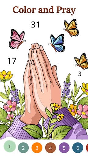 Bible Coloring Paint By Number screenshot 6 - screenshot