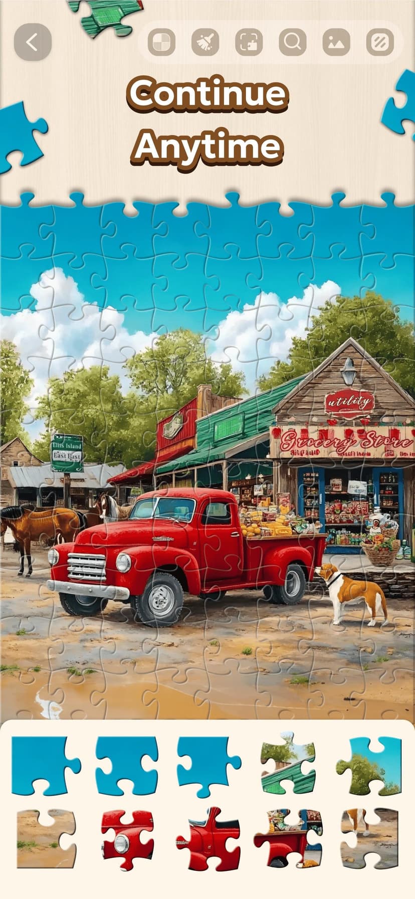 Jigsaw Puzzle - Countryside screenshot 7 - screenshot