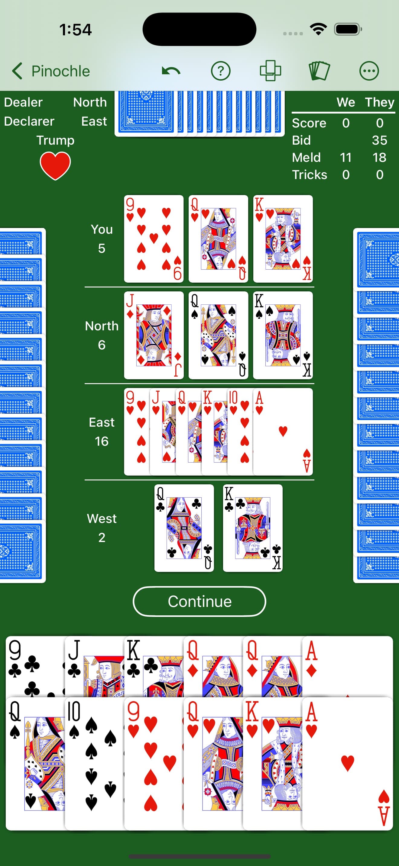 Pinochle - Expert AI screenshot 1 - screenshot