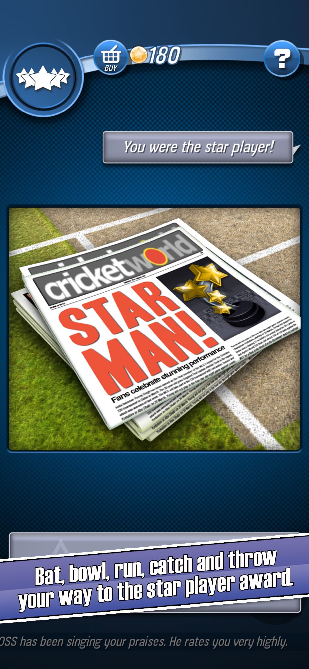 New Star Cricket screenshot 5 - screenshot