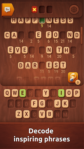 Colorwood Words - Cryptogram screenshot 4 - screenshot