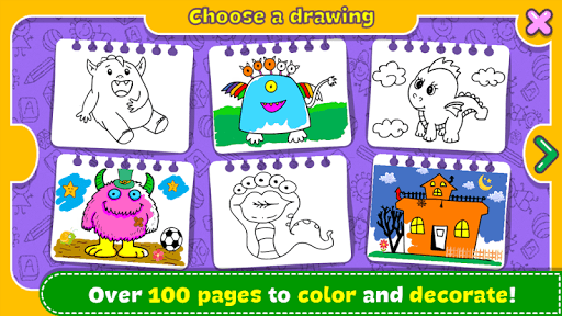 Fantasy Coloring Book & Games screenshot 3 - screenshot