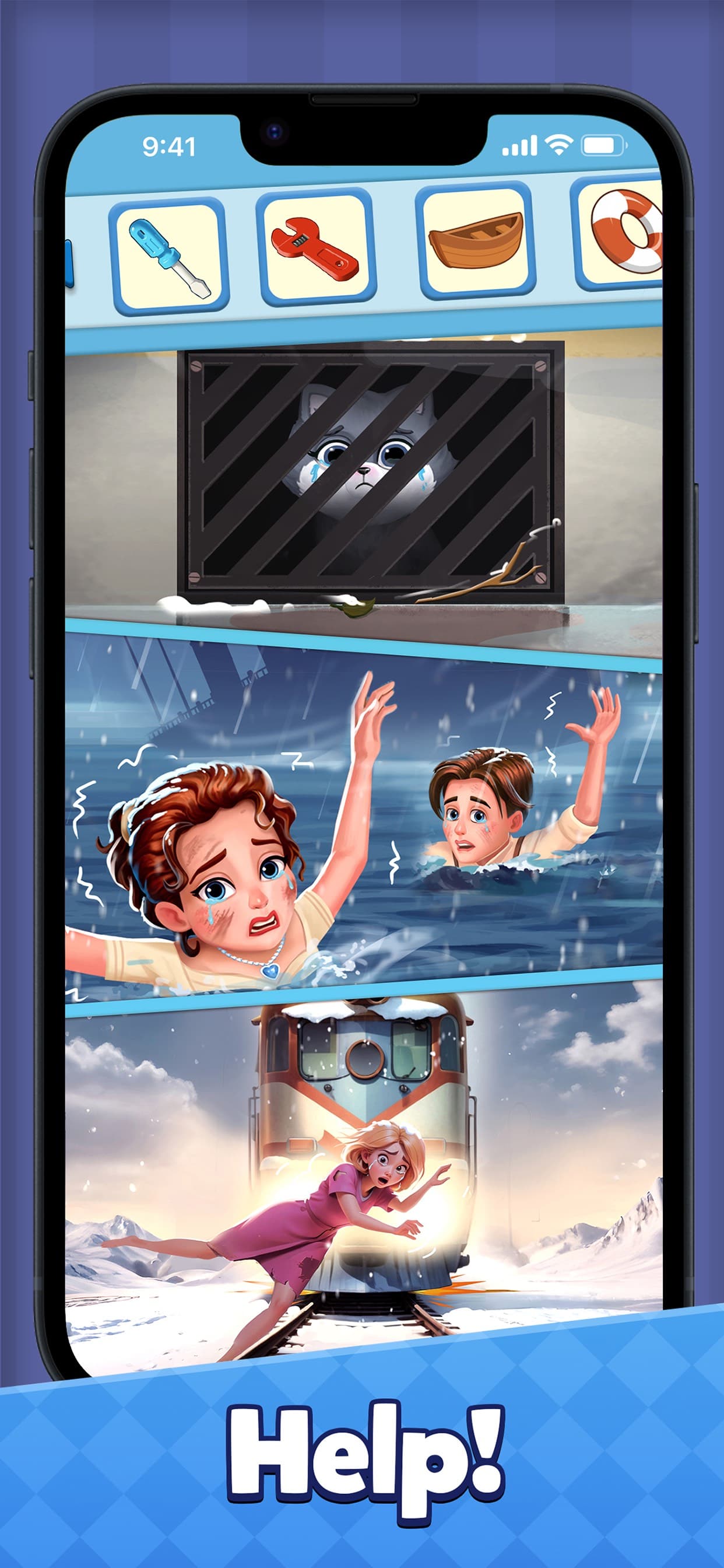 Tap Hexa: Family Story Puzzle screenshot 1 - screenshot