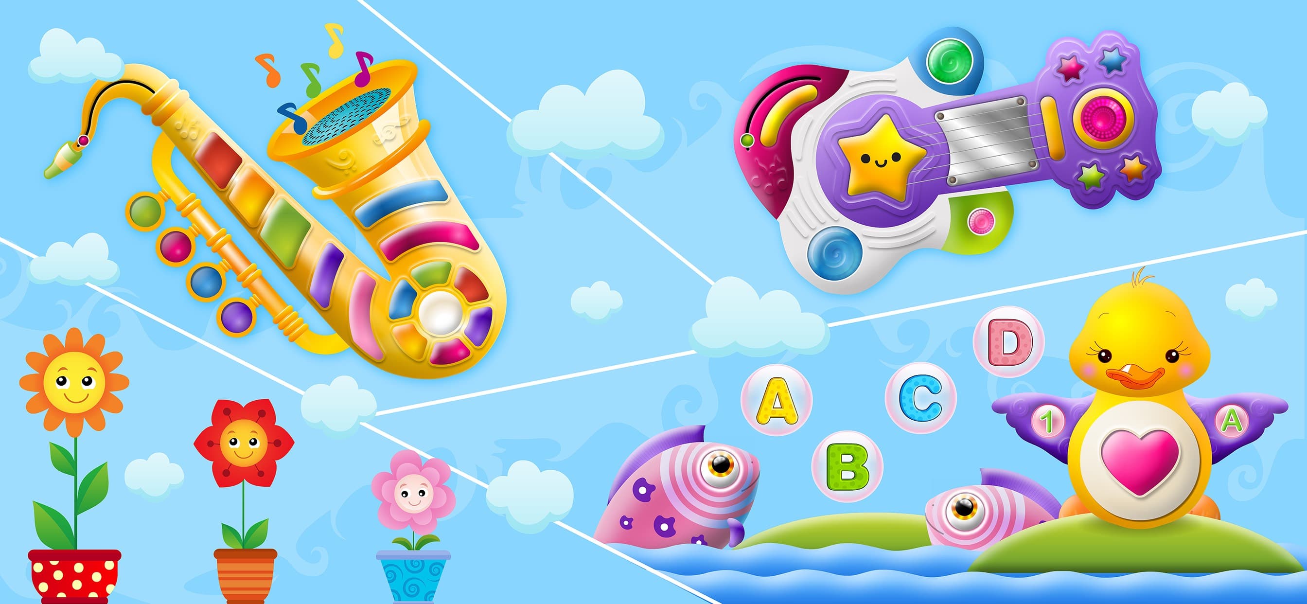 Baby Piano + Kids Music Games screenshot 1 - screenshot