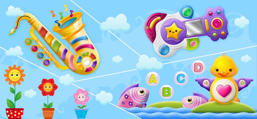 Baby Piano + Kids Music Games screenshot 1 - screenshot