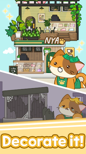 Merge Meow Cafe : Coffee cat screenshot 12 - screenshot