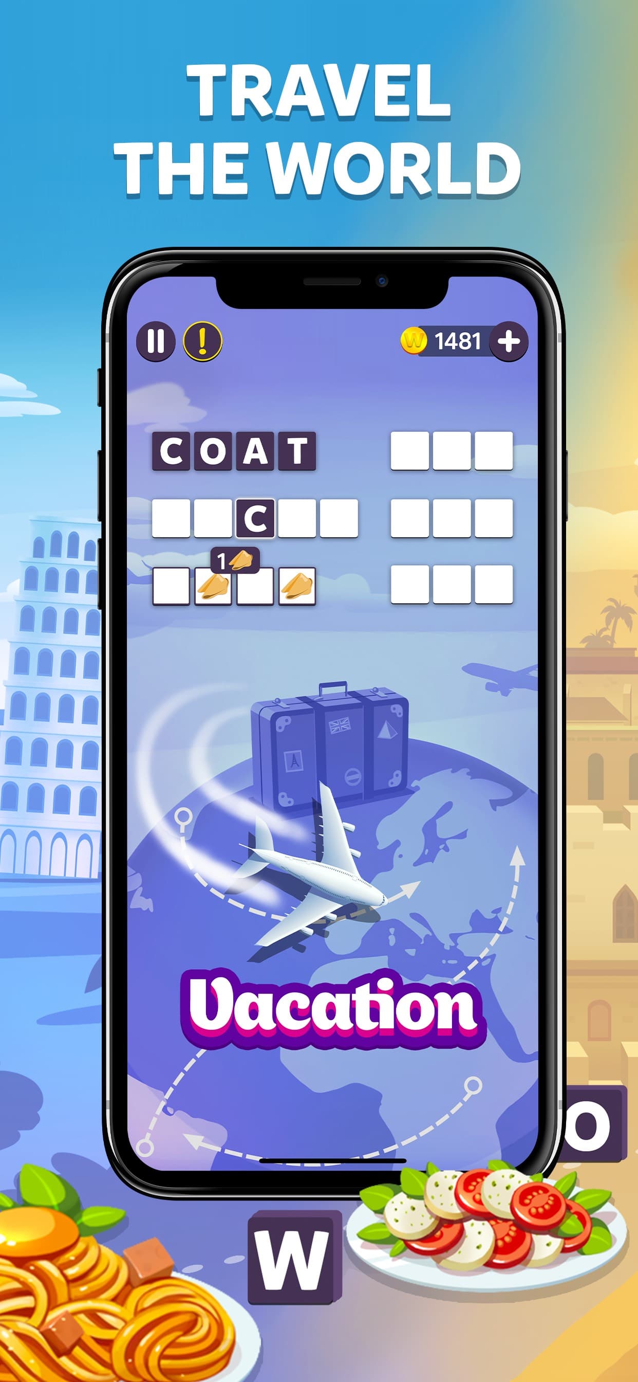 Wordelicious - Fun Word Puzzle screenshot 1 - screenshot