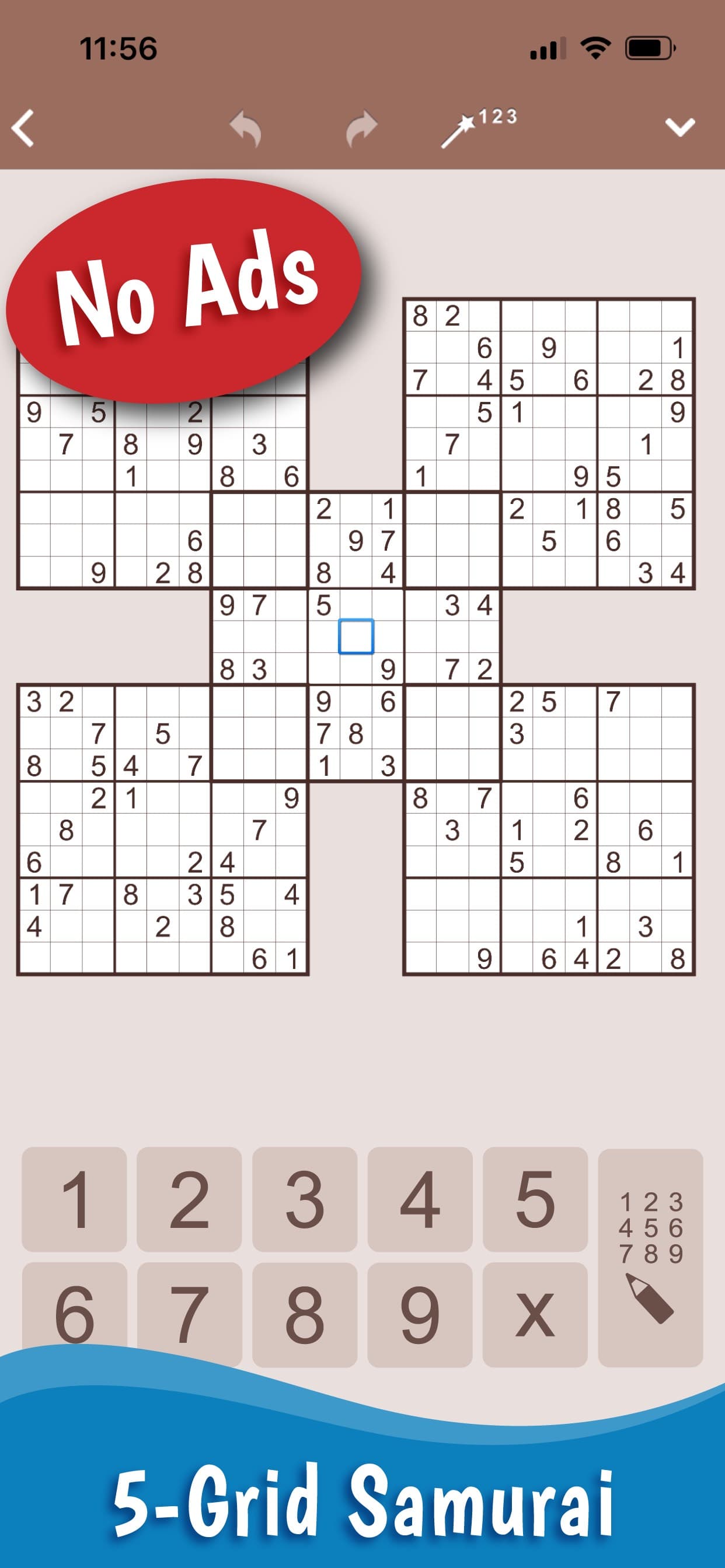 MultiSudoku: Samurai Sudoku screenshot 1 - screenshot