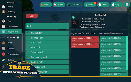 Idle Clans - MMORPG screenshot 21 - screenshot
