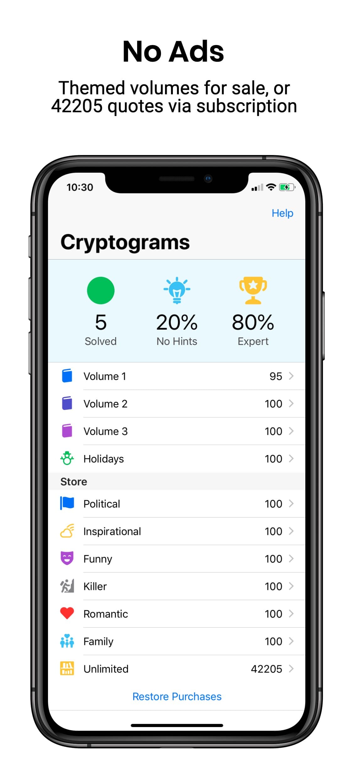 Cryptogram Cryptoquip Puzzles screenshot 4 - screenshot
