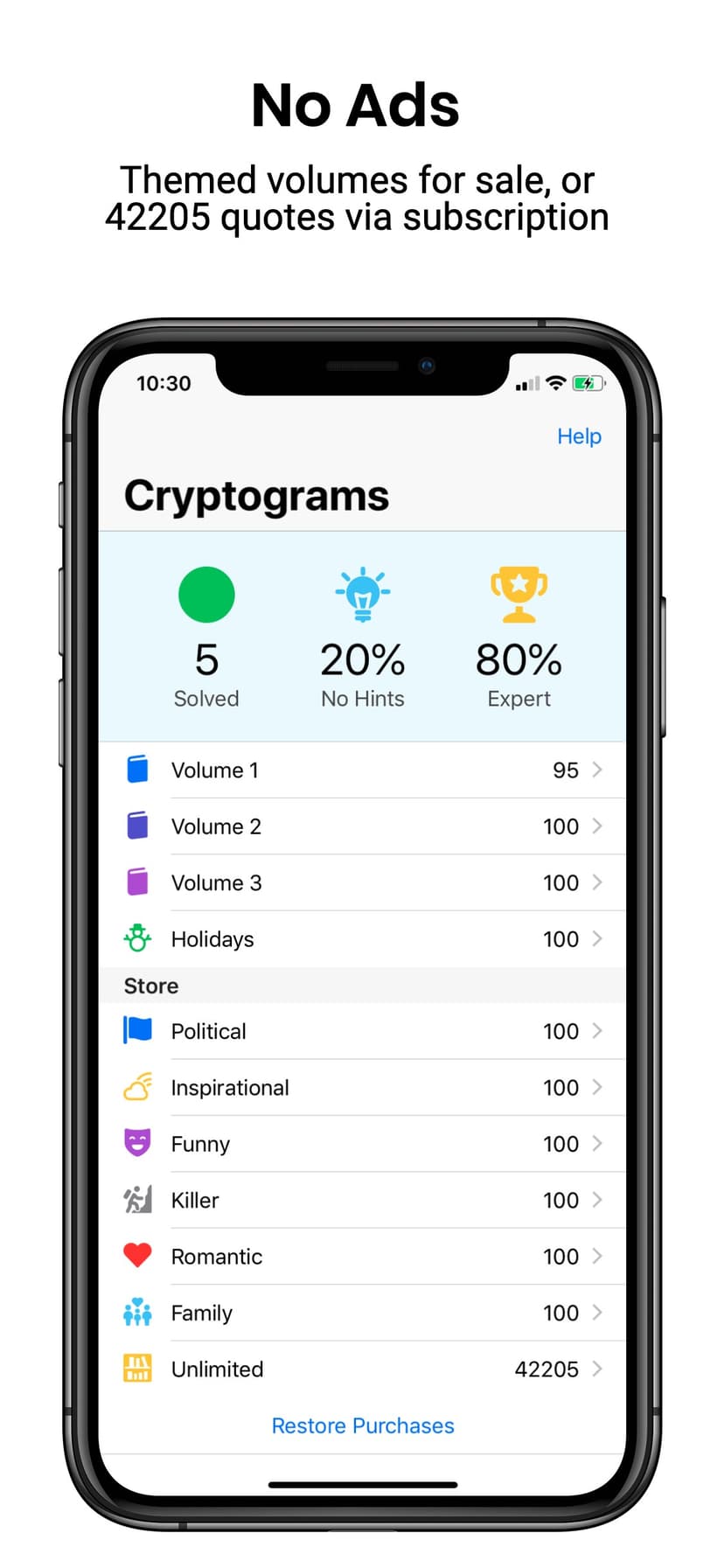Cryptogram Cryptoquip Puzzles screenshot 4 - screenshot