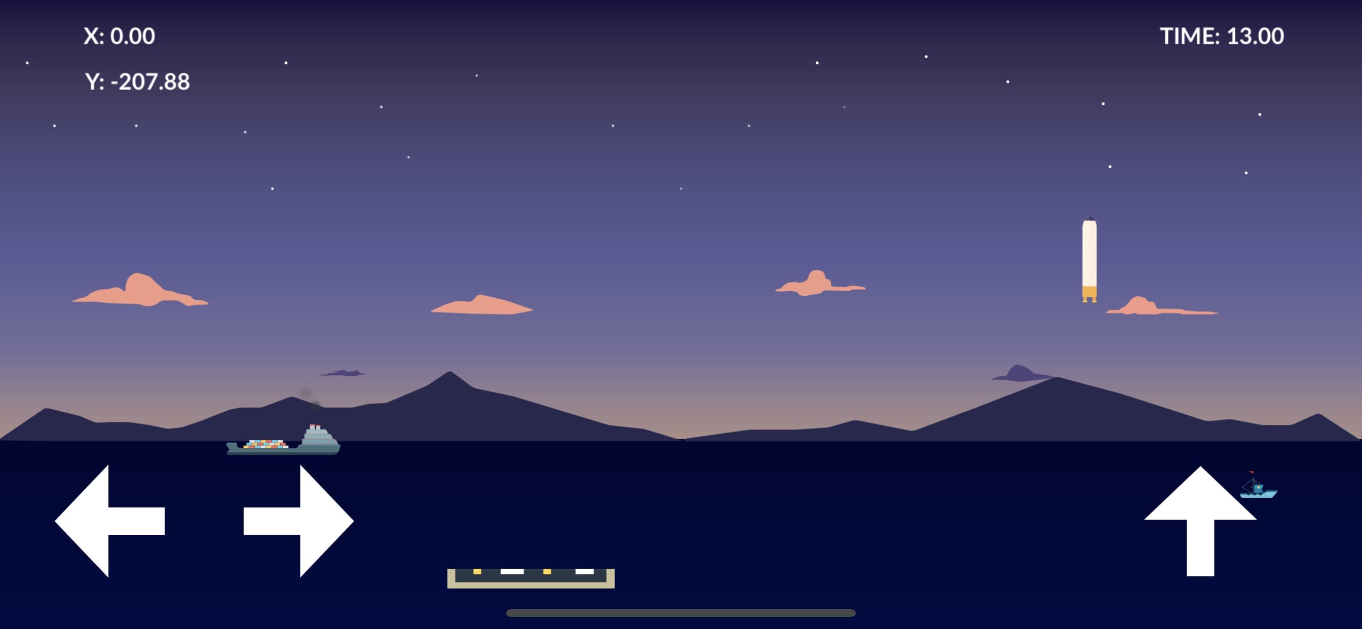 Falcon Lander - SpaceX edition screenshot 1 - screenshot