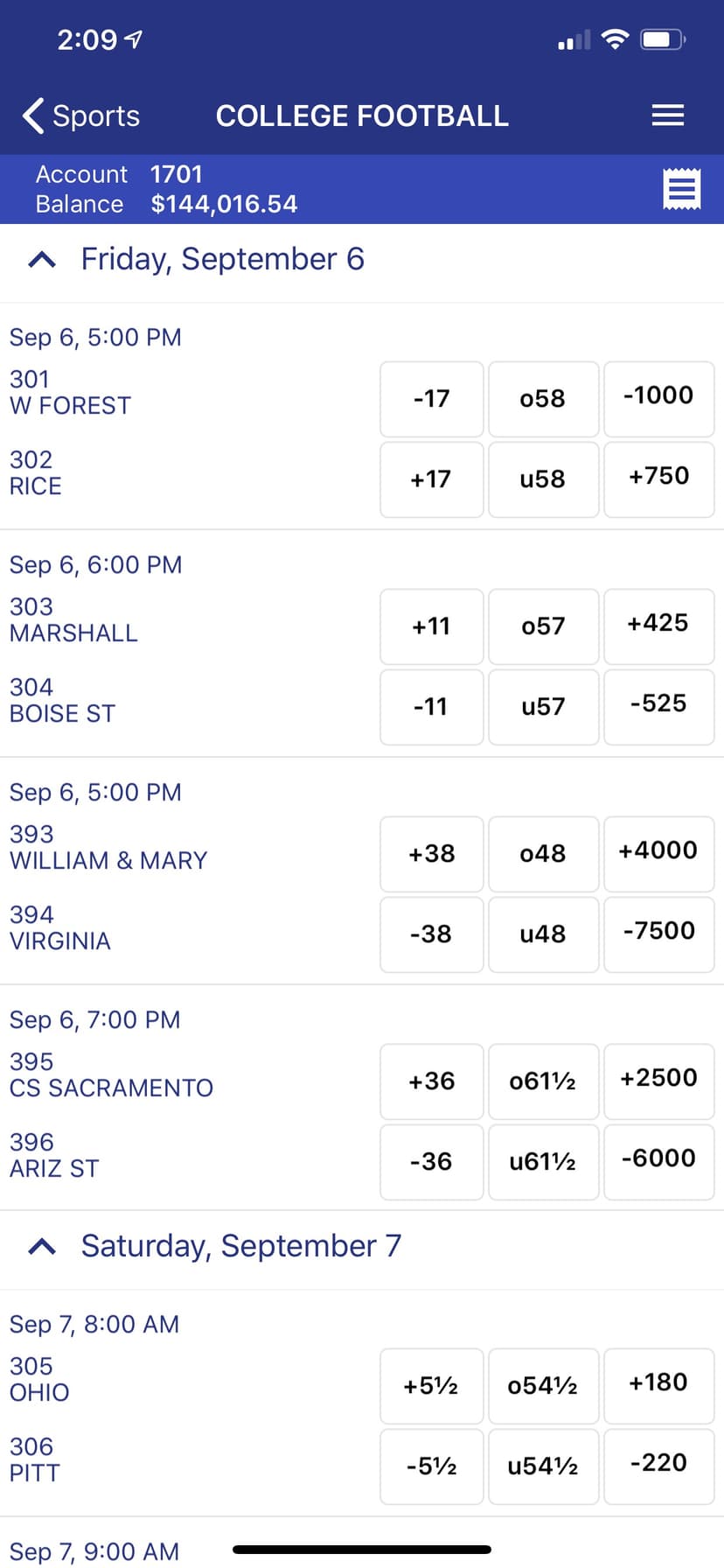 Circa Sports Nevada screenshot 2 - screenshot