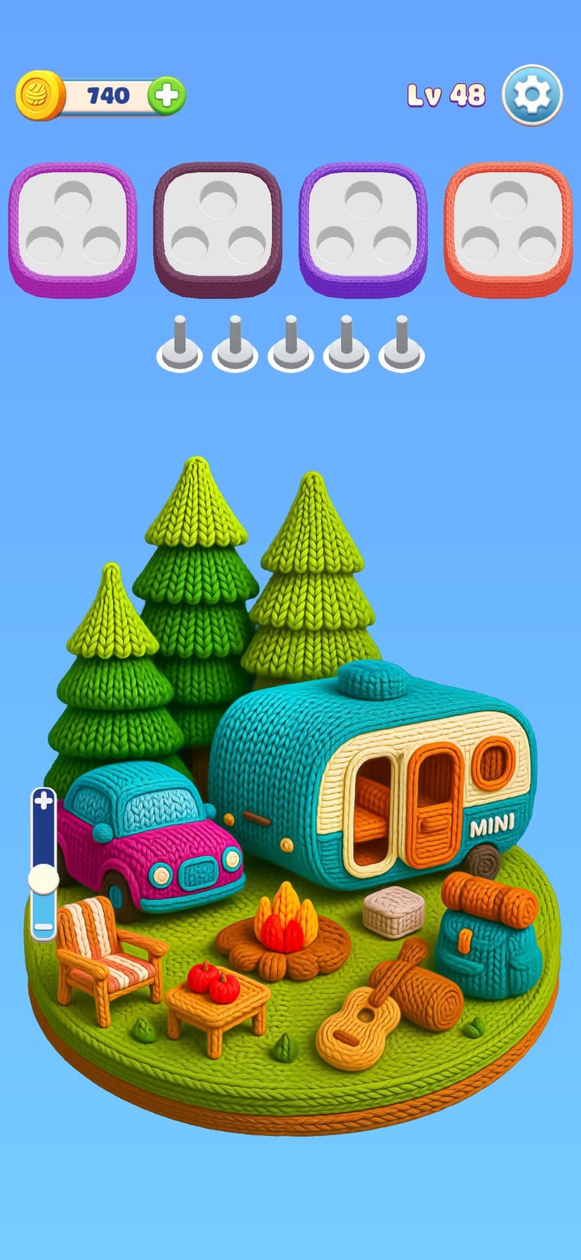 Wool Frenzy - Yarn Match 3D screenshot 1 - screenshot