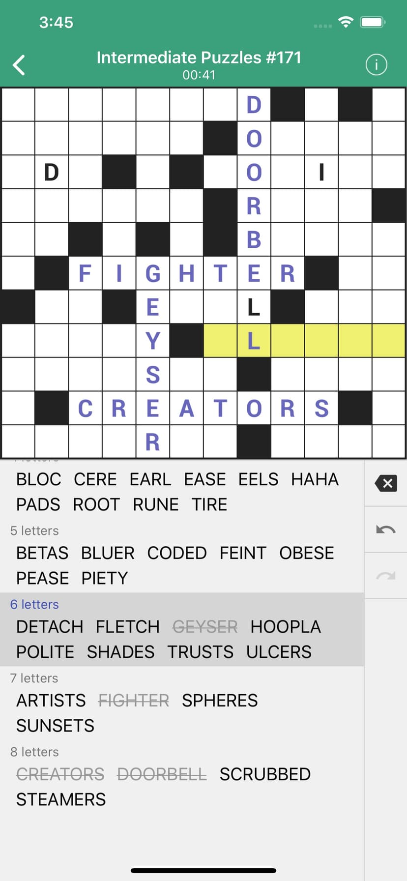 Fill-In Crosswords (Word Fit) screenshot 2 - screenshot