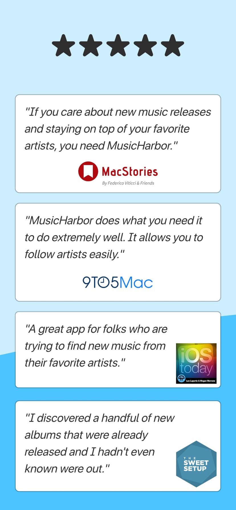 MusicHarbor - Track New Music screenshot 2 - screenshot