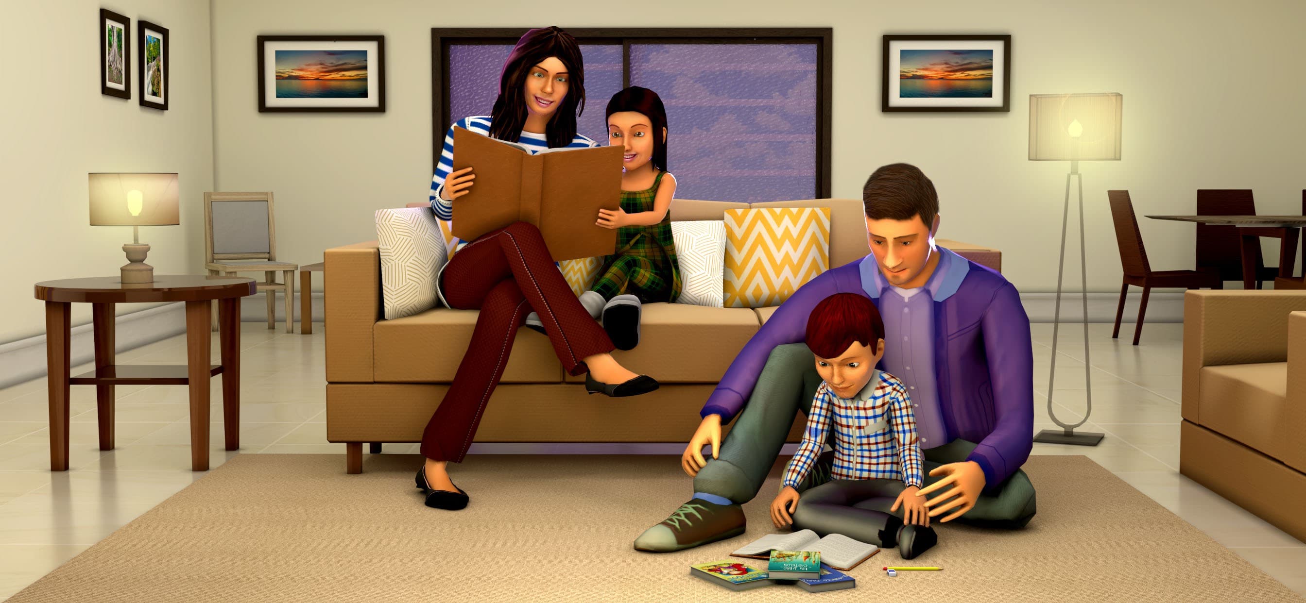 Virtual Mom and Dad Simulator screenshot 2 - screenshot