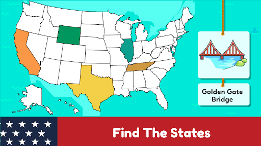 USA Map Kids Geography Games screenshot 8 - screenshot