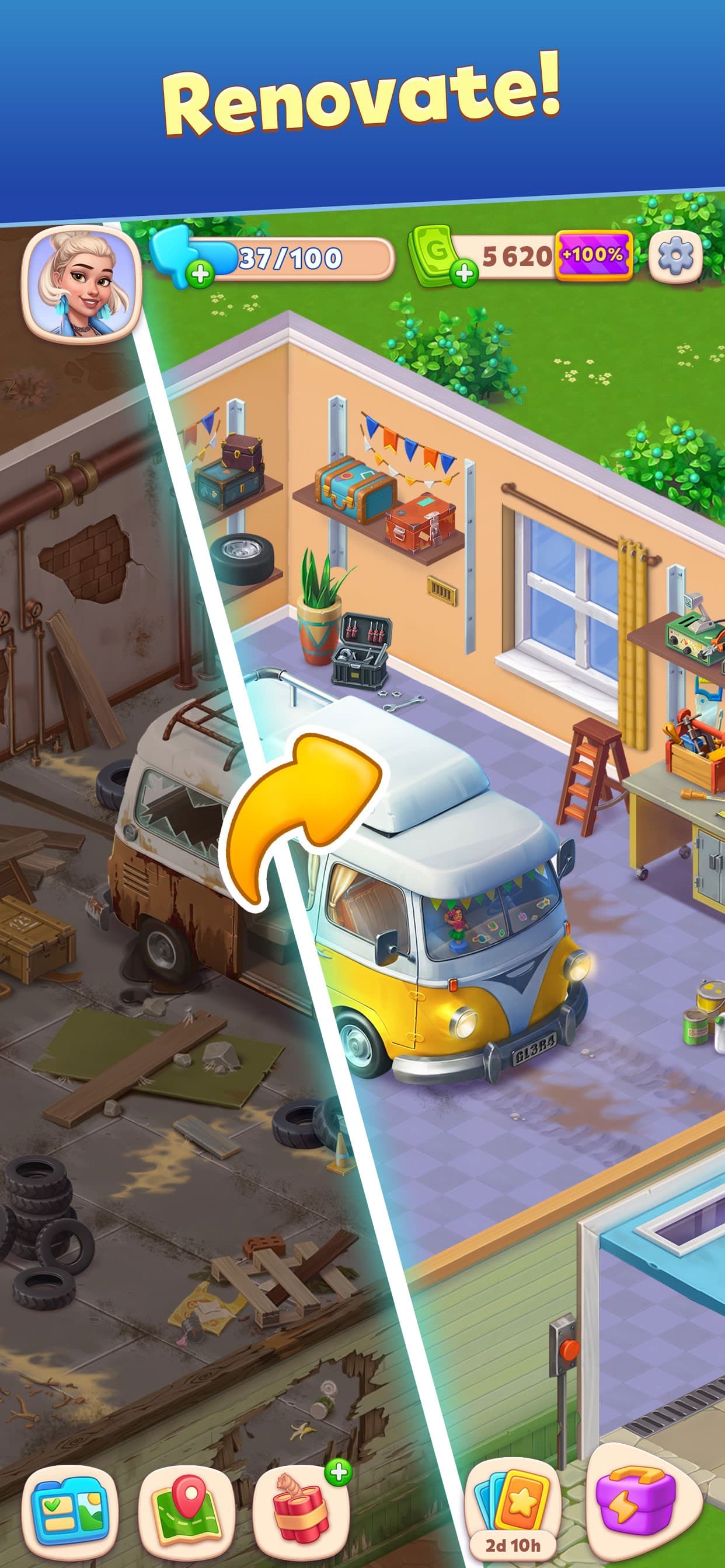 Road Trip: Merge Family Games! screenshot 1 - screenshot