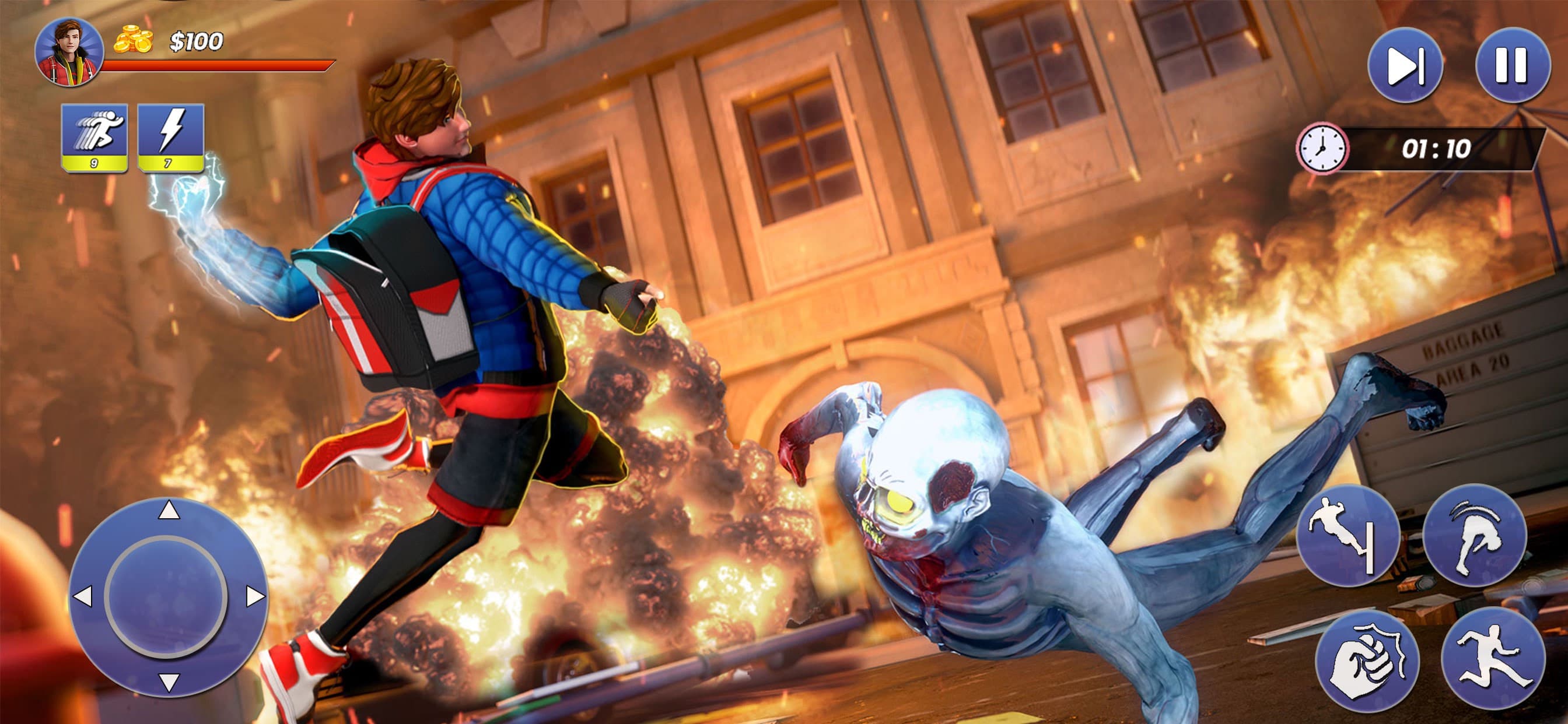 Flying Rope Superhero Fighter2 screenshot 4 - screenshot