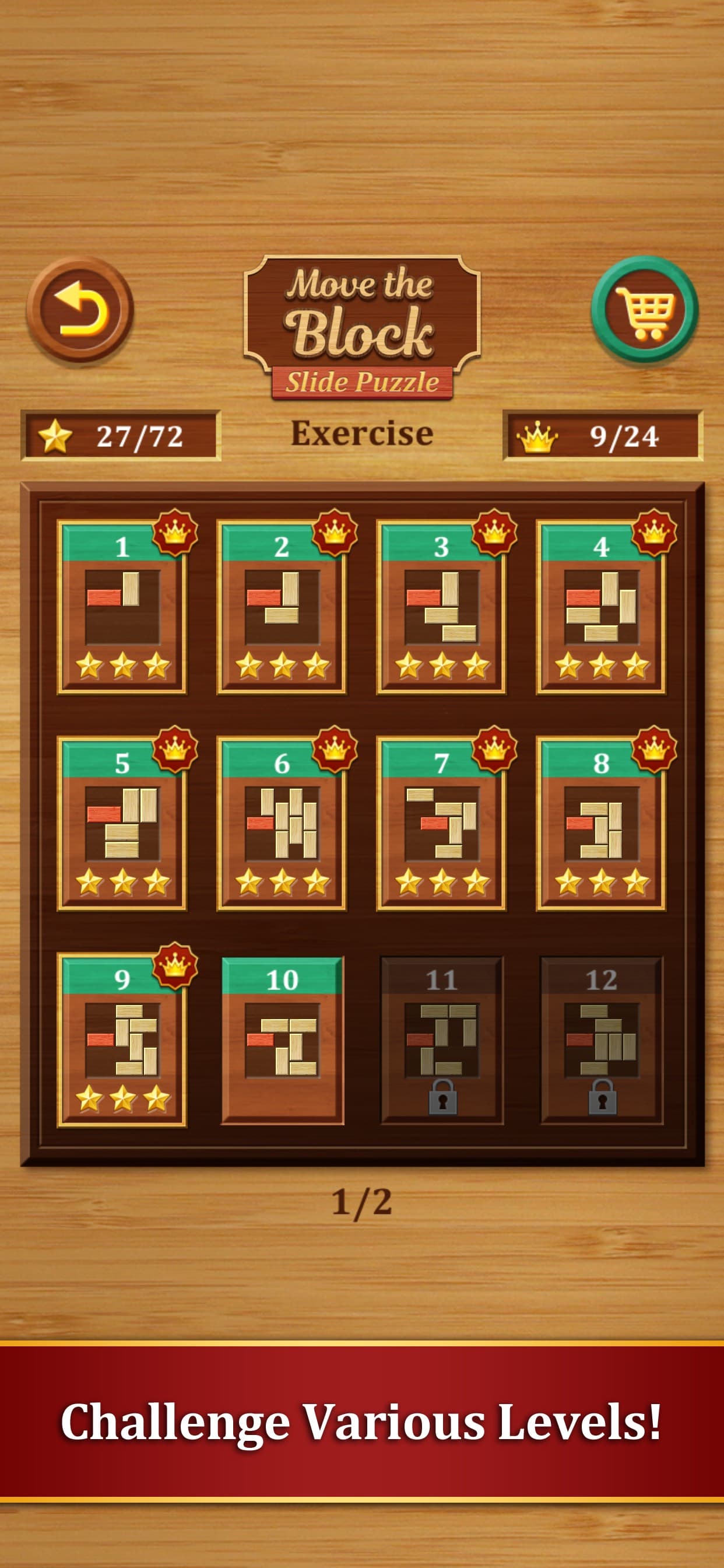 Move the Block : Slide Puzzle screenshot 4 - screenshot
