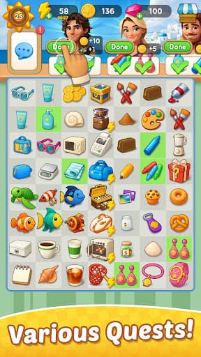 Merge Beach : Gossip & Mystery screenshot 4 - screenshot