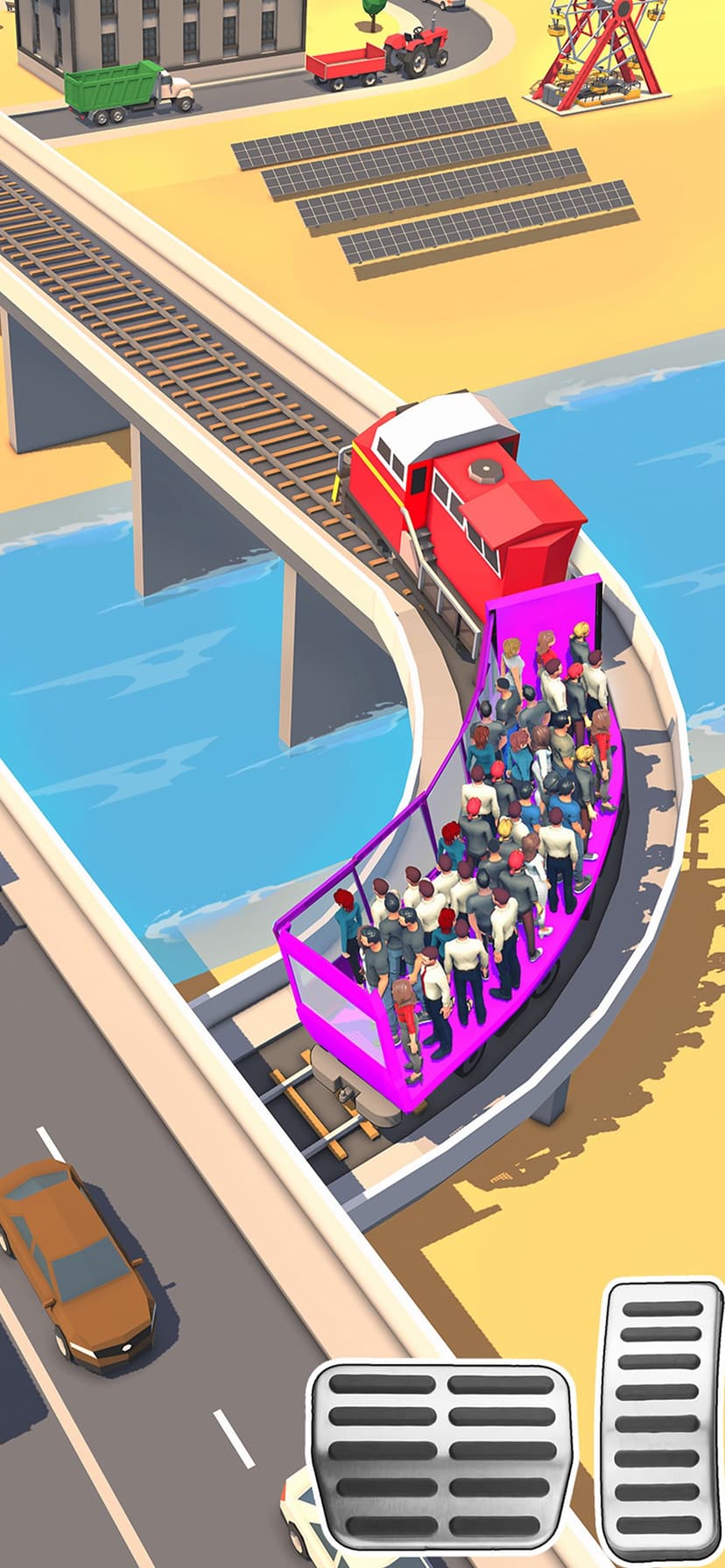 Passenger Express Train Game screenshot 3 - screenshot