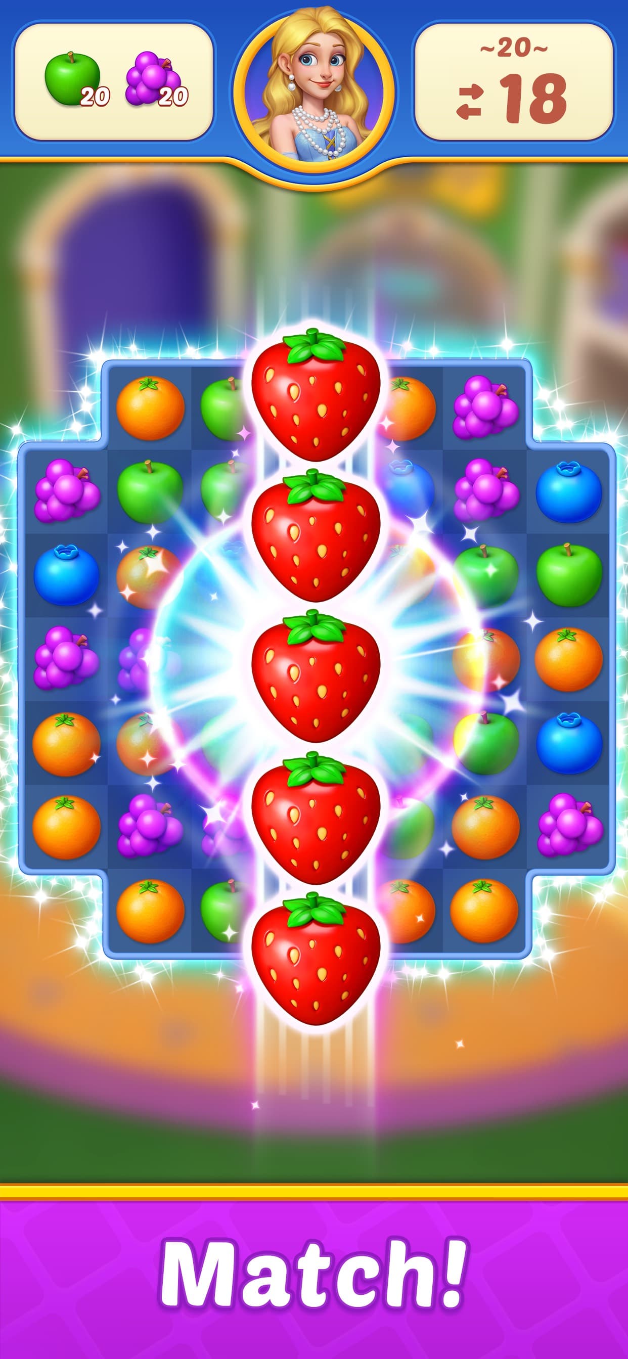 Fruit Diary 2: Match 3 Offline screenshot 9 - screenshot