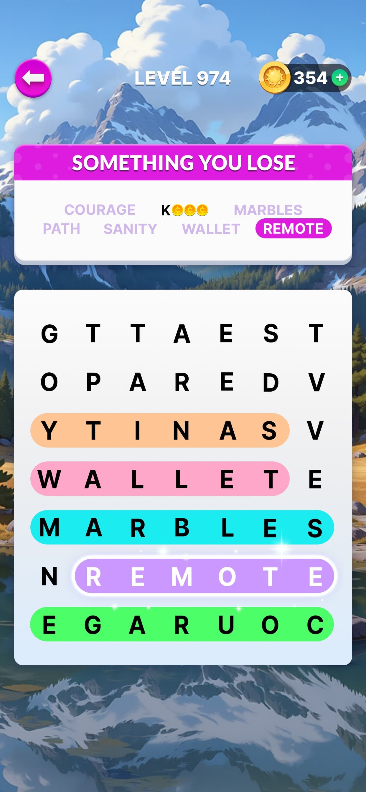 Wordscapes Search - Word game screenshot 6 - screenshot
