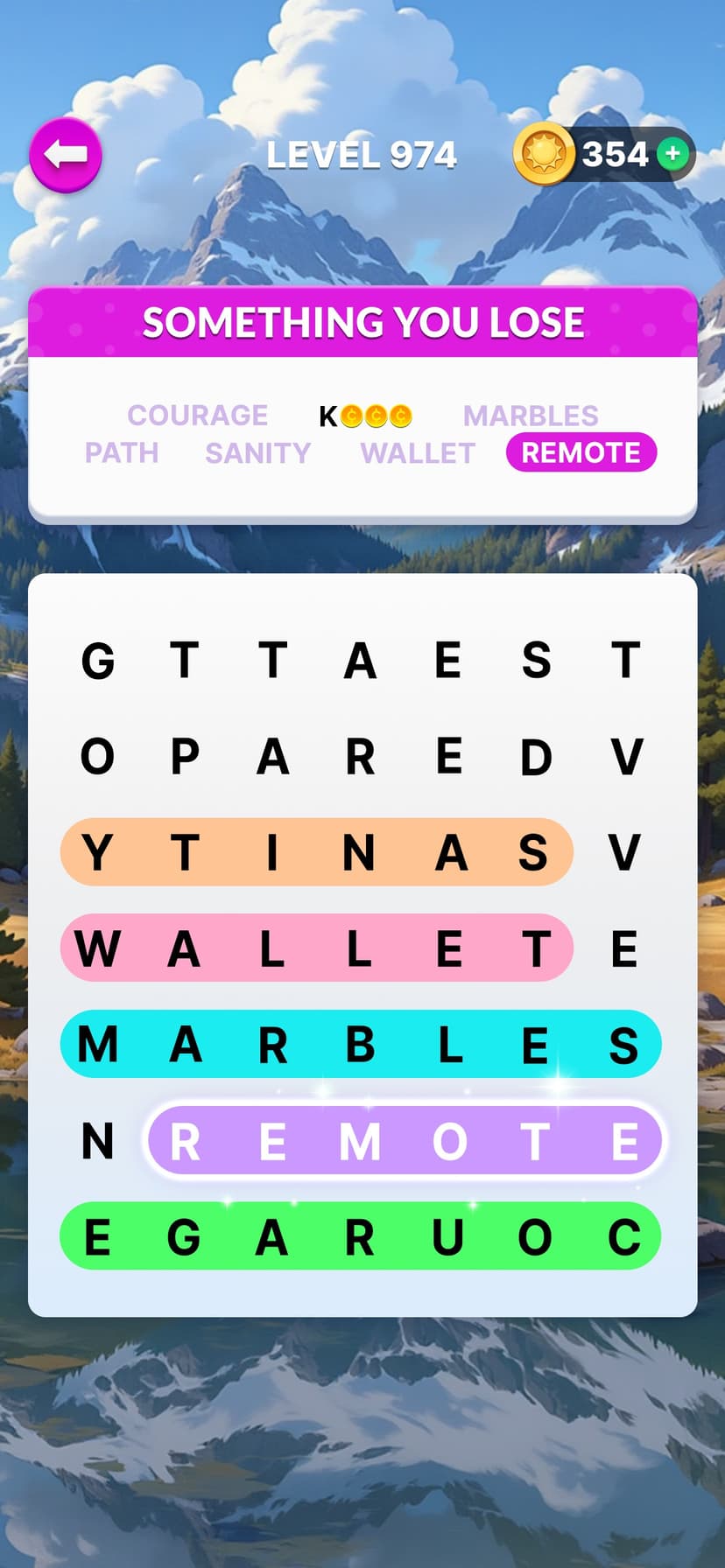 Wordscapes Search - Word game screenshot 6 - screenshot