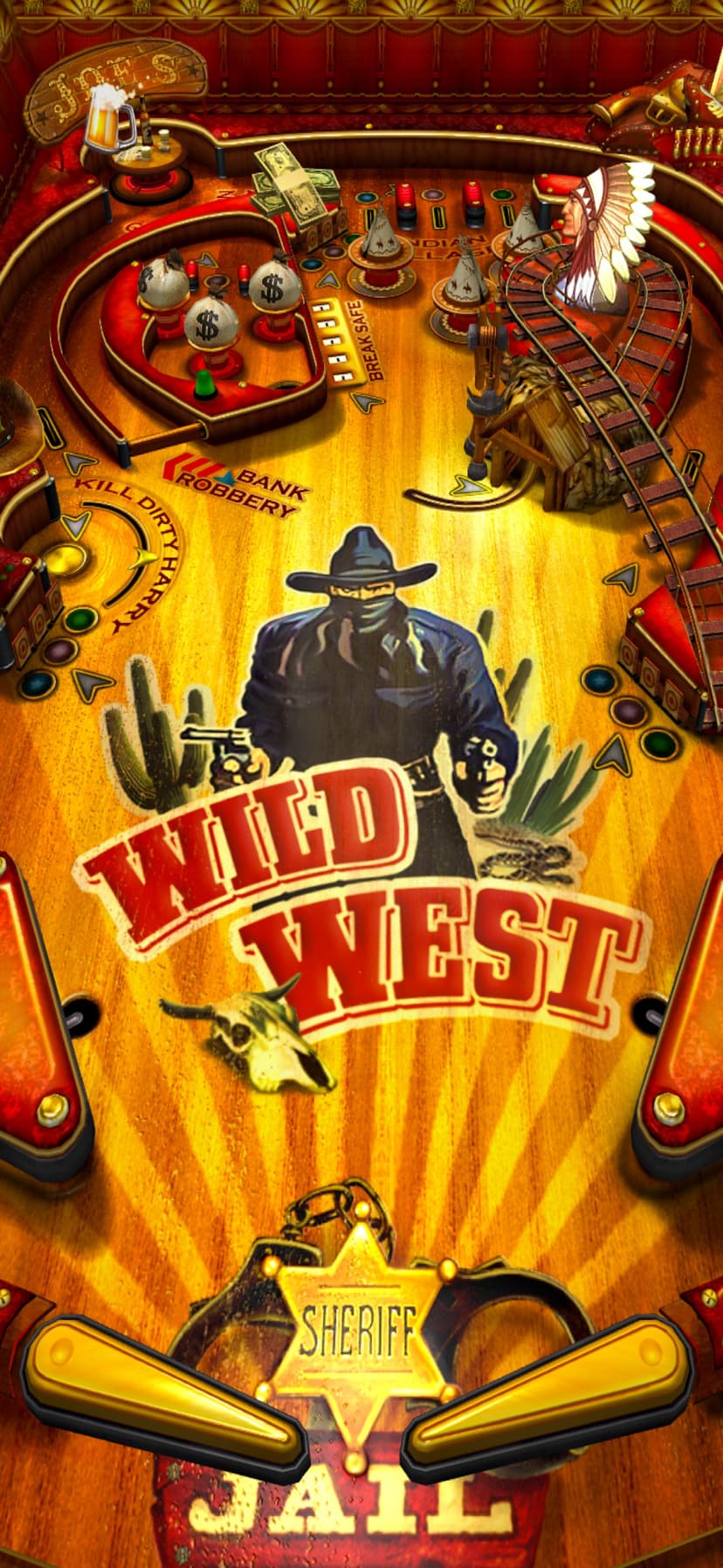 Wild West Pinball screenshot 1 - screenshot