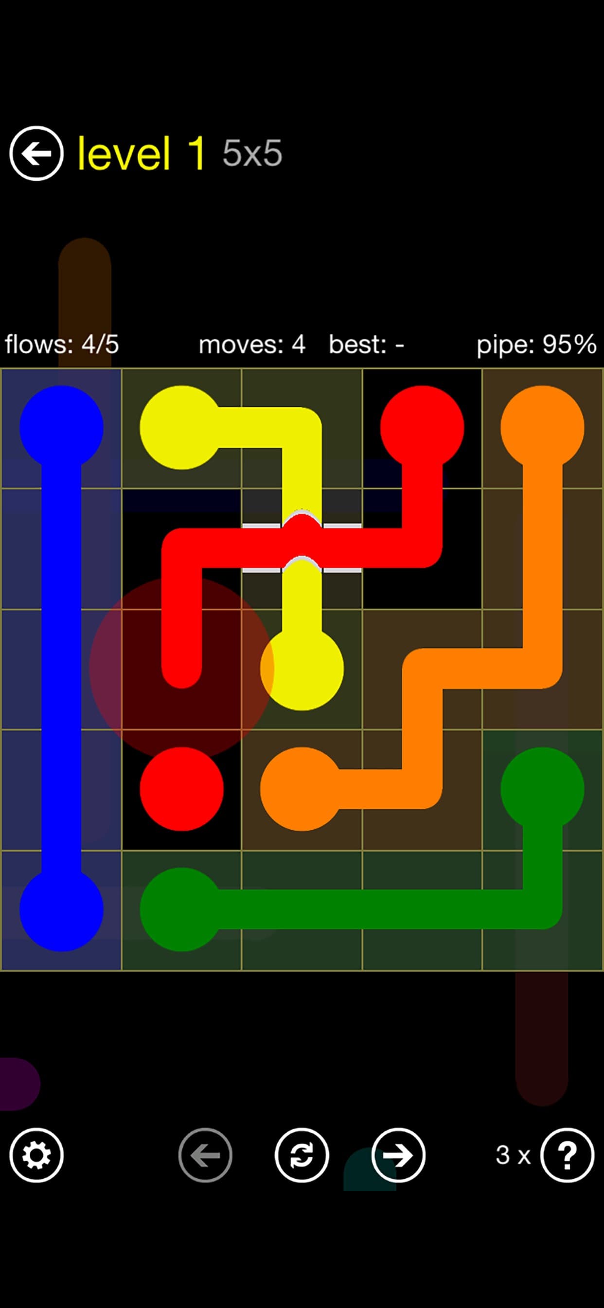 Flow Free: Bridges screenshot 1 - screenshot