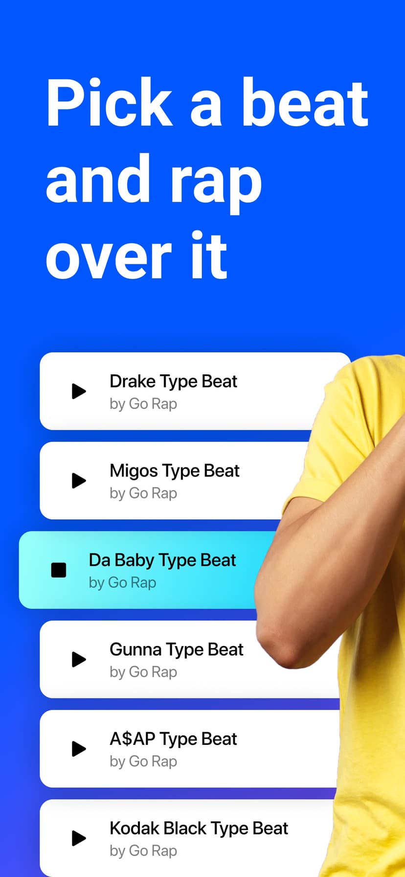 Go Rap - Beat Maker & Effects screenshot 1 - screenshot