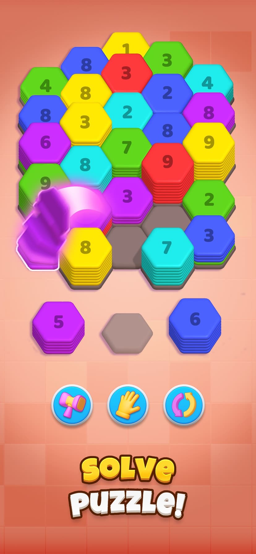 Hexa Crush screenshot 2 - screenshot