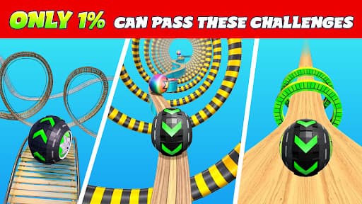 Rolling Ball Sky Escape screenshot 8 - screenshot