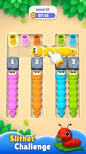 Wormmy Slither Puzzle screenshot 1 - screenshot
