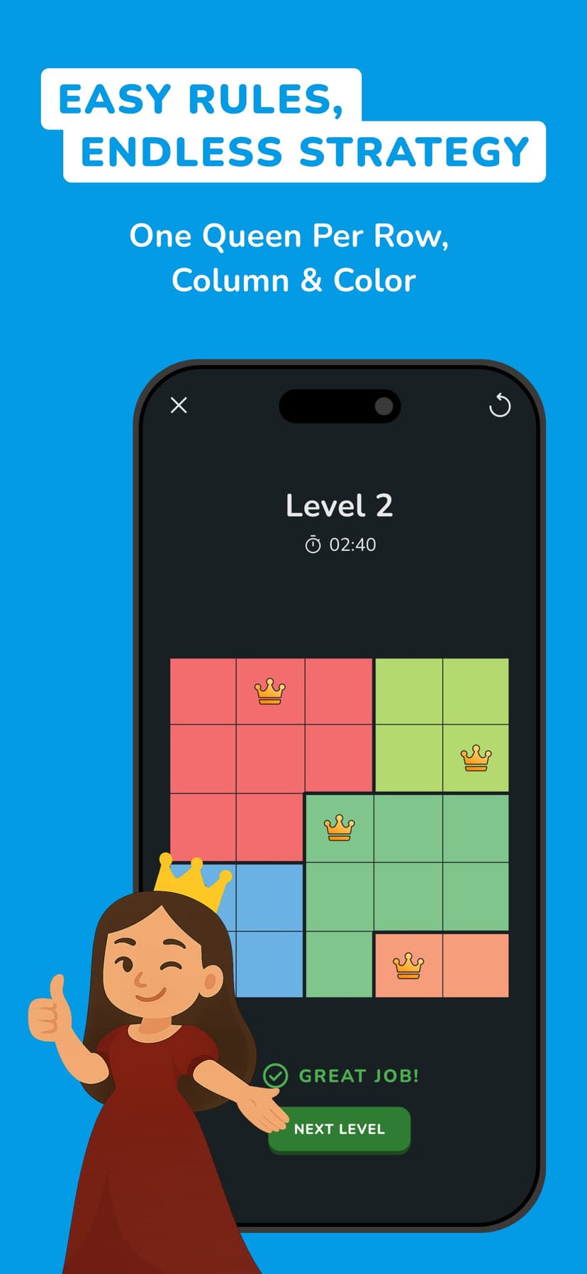 Queens: Board Puzzle Games screenshot 2 - screenshot