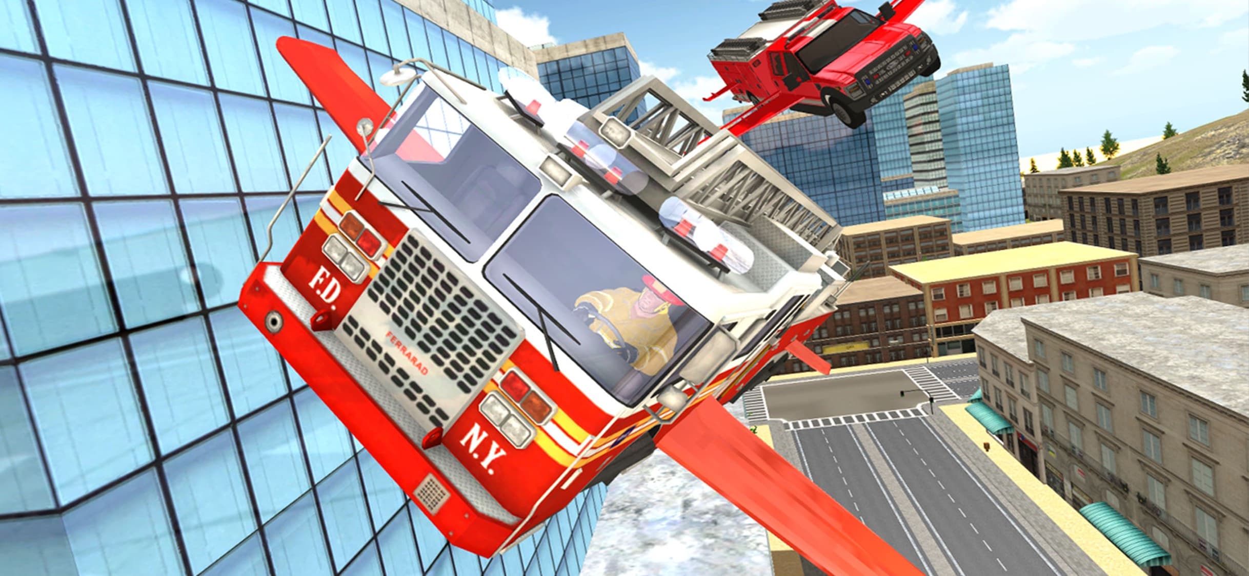 Fire Truck Flying Car screenshot 6 - screenshot
