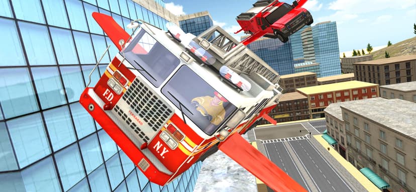 Fire Truck Flying Car screenshot 6 - screenshot