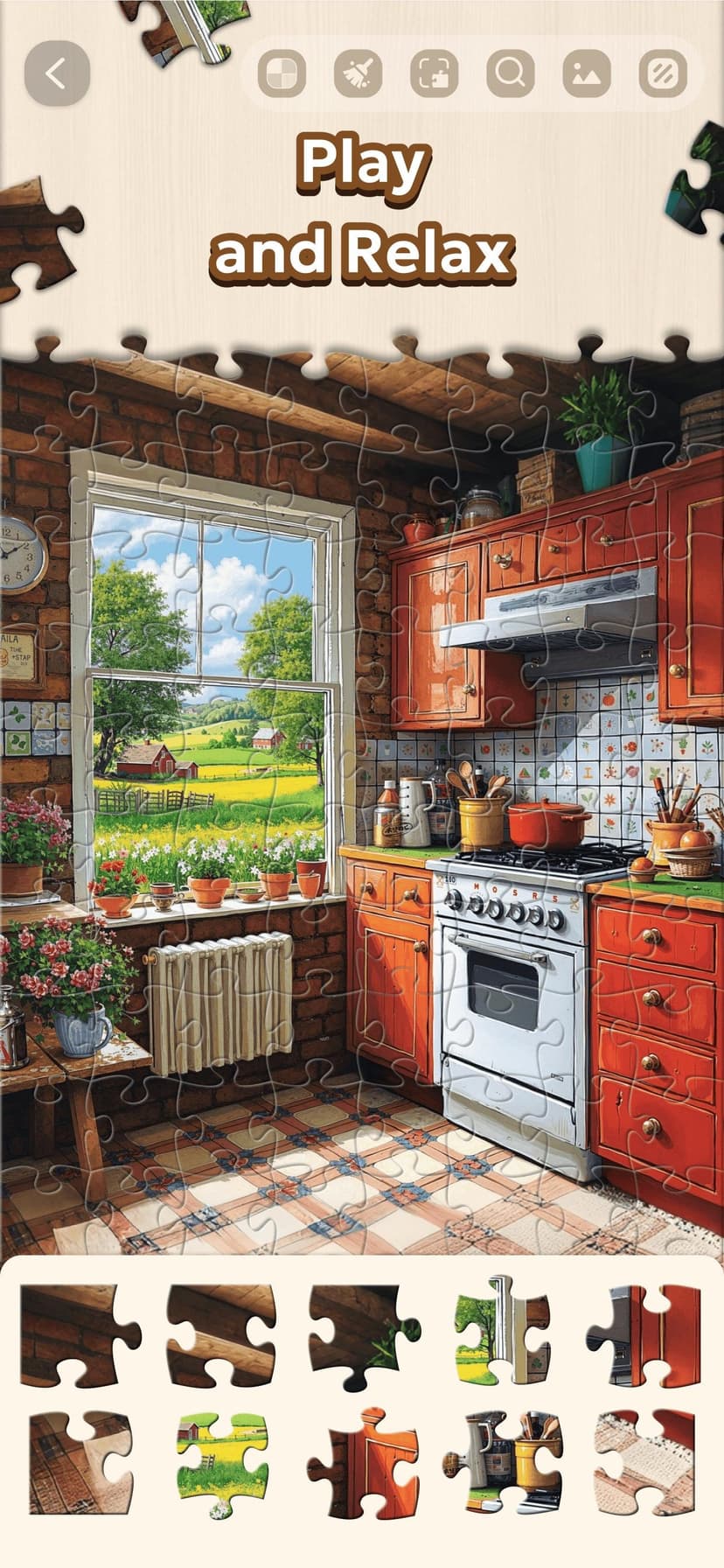 Jigsaw Puzzle - Countryside screenshot 9 - screenshot