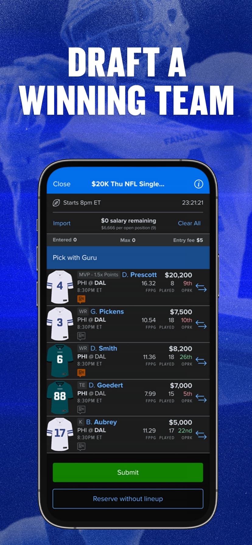 FanDuel Fantasy Sports screenshot 2 - screenshot